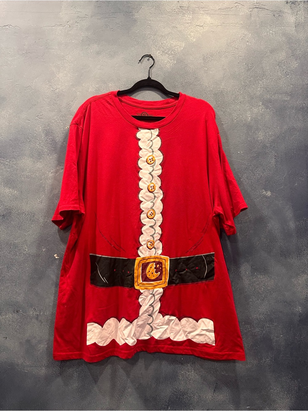 MAD Engine Red Santa Graphic Short Sleeve Tee